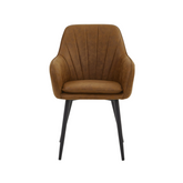 Melissa Eetkamerstoel - Cognac Microfiber